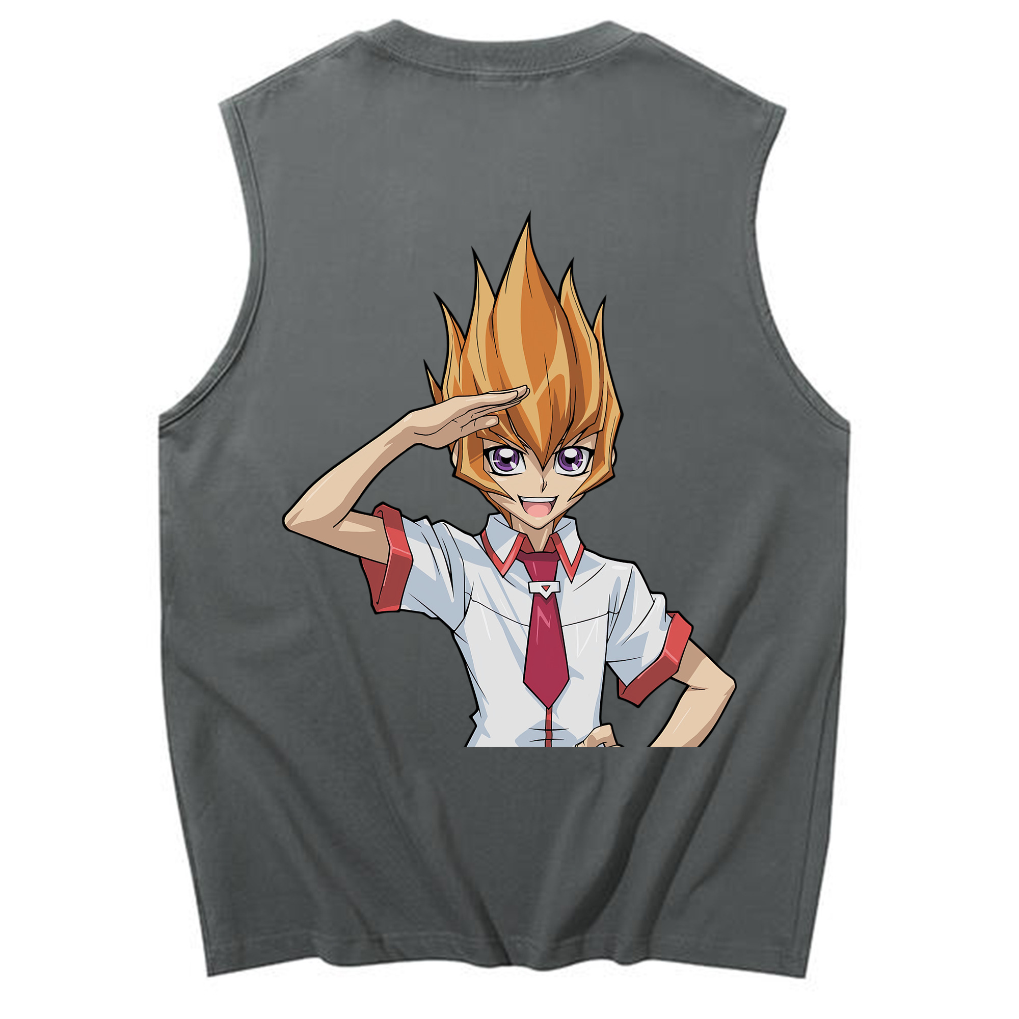 （画像用） 遊☆戯☆王 Yu-Gi-Oh! コットン100％タンクトップ（背面プリント）